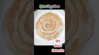 spiral egg dosa shape dosa recipe shorts [upl. by Aleacin]