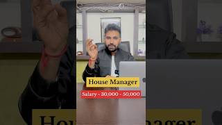 Urgent Required House Manager For Udaipur Location For More Details call me [upl. by Anerec]