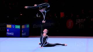 2018 Acrobatic Worlds – Israel Women’s Pair Qualifications [upl. by Nniuqal928]