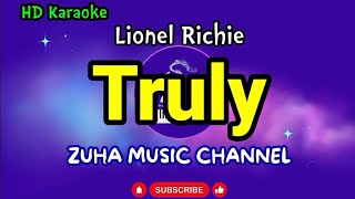 Truly  Lionel Richie  ZMC Karaoke [upl. by Alic]