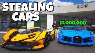 Stealing RARE Supercars in GTA 5 RP [upl. by Kaspar]