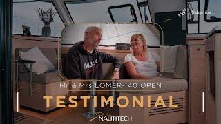 OWNER STORY  Get on board the 40 Open with Mr amp Mrs Lomer [upl. by Anyd728]