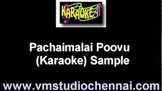 Tamil Karaoke Pachaimalai Poovu Karaoke [upl. by Lenna]