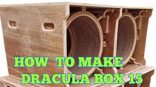 DRACULA 15 SUBWOOFER BOX ASSEMBLY SUBWOOFER BOX NA MAANGAS [upl. by Burgener]