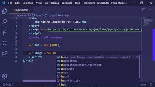 jsPDF Tutorial  How to Serve Static Images in PDF document using jsPDF Library  jsPDF Example [upl. by Screens]