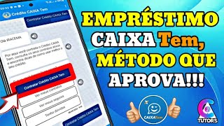 COMO FAZER EMPRÉSTIMO CAIXA TEM NO APP Passo a passo  Até R 1000 para negativados [upl. by Natiha]