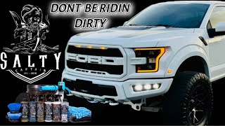 2018 Ford Raptor Gets Salty Captain Best Marine and Auto Wash On The Market [upl. by Bahner]