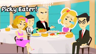 Picky Eater Cartoon  Funny Toddler Cartoon  Fussy Eater Cheeky Sofie [upl. by Yrem481]