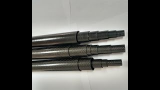 how to extend a fishing rod type carbon fiber telescopic pole [upl. by Ennovihs74]