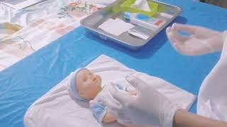 Credes Prophylaxis Newborn  Return Demonstration [upl. by Israeli]