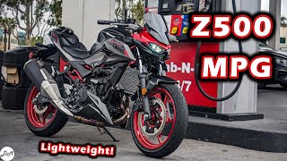 2024 Kawasaki Z500 – MPG Test  DM Commuter Realworld Fuel Economy amp Range [upl. by Giefer]