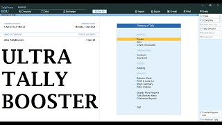 Ultra Tally Booster  Free TDL  Premium TDL for TallyPrime to enhance your experience of Tally [upl. by Beera]