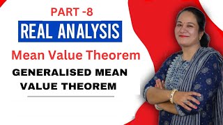 Real Analysis Generalised Mean Value Theorem  Taylors Theorem With Lagranges Form Of Remainder [upl. by Lrem]