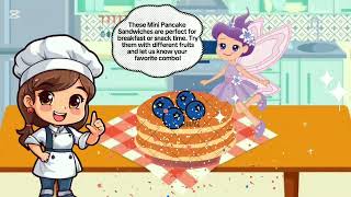 🍯🥞Lets try a pancake recipe with kiki😋🍓 Kikis kitchen in Englishwith subtitleskidskidscooking [upl. by Charmine]