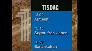 Kanal 1avslutning 19940823 [upl. by Ytirahc]