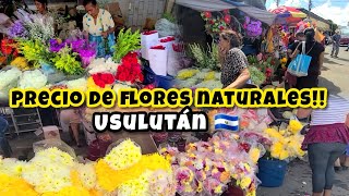 💐¡¡así los precios de flores naturales para DIA DE DIFUNTOS EN USULUTÁN EL SALVADOR 🇸🇻 [upl. by Muhcon]