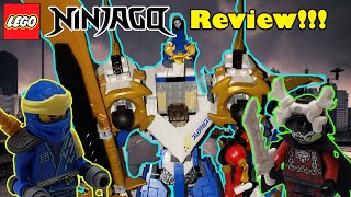 Lego Ninjago Core Jays Titan Mech Review 71785 [upl. by Irmo]