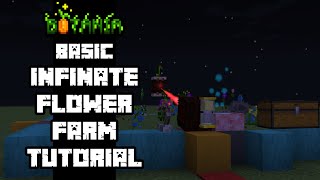 Basics To Botania  Automatic Infinate Flower Farm [upl. by Zoeller]