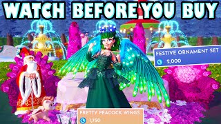 Premium Shop Review in Disney Dreamlight Valley New AWESOME Holiday Decorations EPIC WINGS [upl. by Atnahsa]