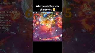 Who needs five star characters genshinimpact gaming hoyocreators spiralabyss [upl. by Witty]