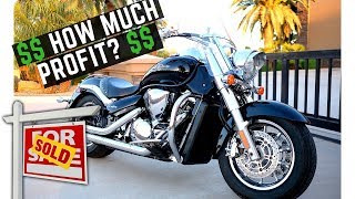 How Much I Made Flipping a 2008 Suzuki Boulevard C109R C109RT on Craigslist SOLD [upl. by Anahcar]