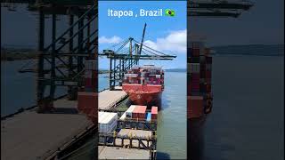 Container Terminal  Itapoa  Brazil 🇧🇷 [upl. by Garner437]