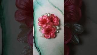 Making resin flowers🌺❤️resincraft resinart flowers easyresin handmade diy resinflowers [upl. by Mlohsihc]