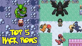 TOP 5 HACK ROMS DE POKEMON PARA GBA COMPLETOS CON POKEMON DE 9 NOVENA GENERACION 2023 ANDROID Y PC [upl. by Cahn]