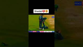 shadab khan injury 🤕 [upl. by Mulac]