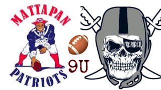 Meriden Raiders 9U 🏈 Mattapan Patriots 9U full game highlights 2024 [upl. by Sidon943]