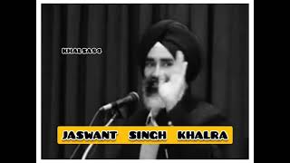 Last Speech of Jaswant Singh Khalra  Remix video  KHALSA84 [upl. by Niryt]