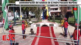 Conmemoración del natalicio de SlPedro Pascasio Martínez [upl. by Valry]