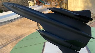 Revell 148 SR71A Build Part 1 [upl. by Ahsinek367]