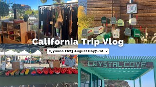 【カリフォルニア旅行vlog part2】 女子一人旅  The CAMP  ファーマーズマーケット  カラオケ  ヨガ [upl. by Duyne922]