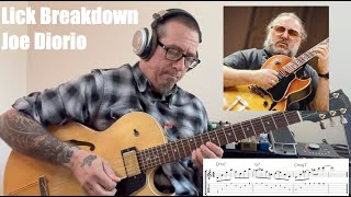 Lick Breakdown Joe Diorio [upl. by Beutler]