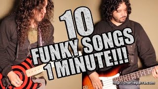 10 FUNKY SONGS IN 1 MINUTE [upl. by Dor998]