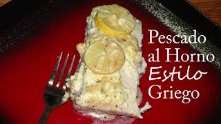 Pescado al Horno con Queso [upl. by Ardnasirk]