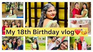 MY 18th BIRTHDAY VLOG PART 1❤️🥳20 perk FOOD koduthu🥺SubscribeOur family vlogsbirthdaycelebration [upl. by Admana]