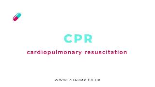 CPR  Cardiopulmonary Resuscitation  Pronunciation [upl. by Ddet]