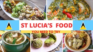 Saint Lucia Food  🇱🇨  Top Traditional St Lucia’s Foods  St Lucia’s Cuisine [upl. by Htiduy]