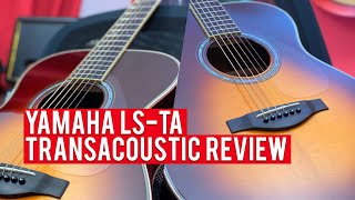 Yamaha Transacoustic  LSTA  Acoustic Guitar Demo amp Review [upl. by Anwad]