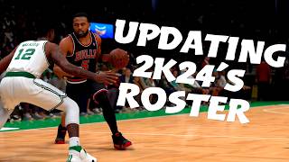 Updating NBA 2K24s Roster To NBA 2K25s Roster [upl. by Kattie]