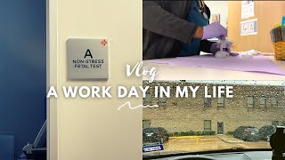 A Day in the Life of a OBGYN Medical Assistant  New Clinic  85 Work Vlog [upl. by Alliehs]