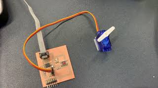 week13 Output device servo motor with ATtiny85 [upl. by Ffoeg]