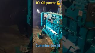 Cummins Qsx15 engine rebuild by GB power 💪 engineering works youtubeshorts automobile perkins [upl. by Adiuqal]