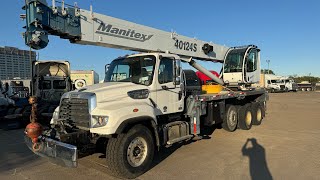 2014 Freightliner SD114 w Manitex 40124S Boom Crane Truck [upl. by Donovan]