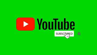 Green Screen Subscribe Button No Copyright [upl. by Ahsyekat]