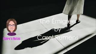 The Émigrée by Carol Rumens detailed analysis [upl. by Dorion]