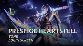 Prestitge HEARTSTEEL Yone  LOGIN SCREEN  League of Legends [upl. by Adnol200]