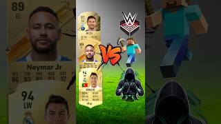 FIFA 25 Ronaldo Messi Neymar 🆚 Minecraft Call of Duty WWE 25💥🔥⚡ [upl. by Joub]